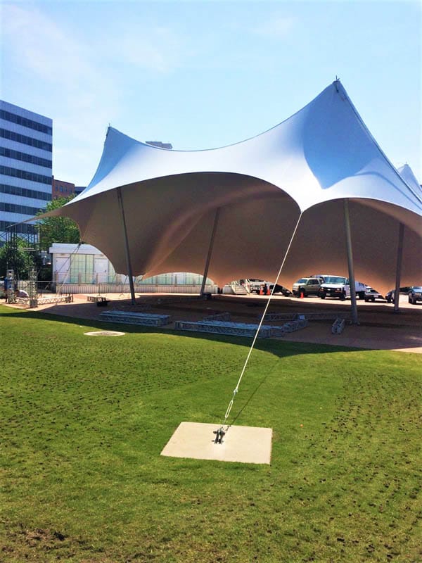 Tension Tents for Outdoor Nuptials
