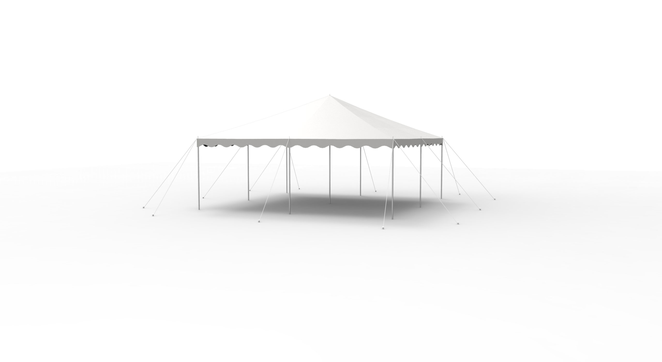 Anchor Industries rectangular frame tent rendering