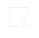 Minimal line icon of a phone receiver symbolizing communication.