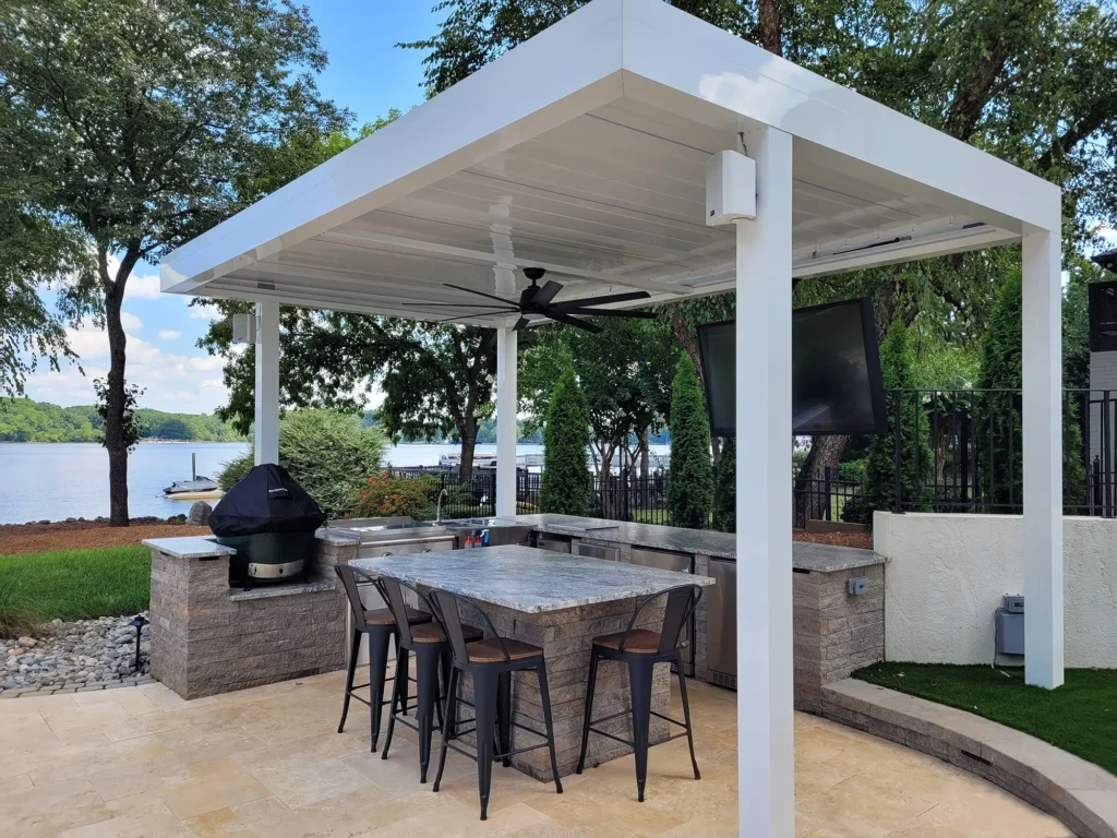 Enjoy ultimate versatility with our retractable and motorized pergolas, designed for effortless adaptation to any weather