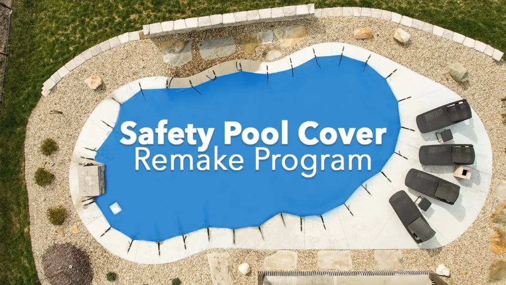 Safety pool cover remake program promotional graphic